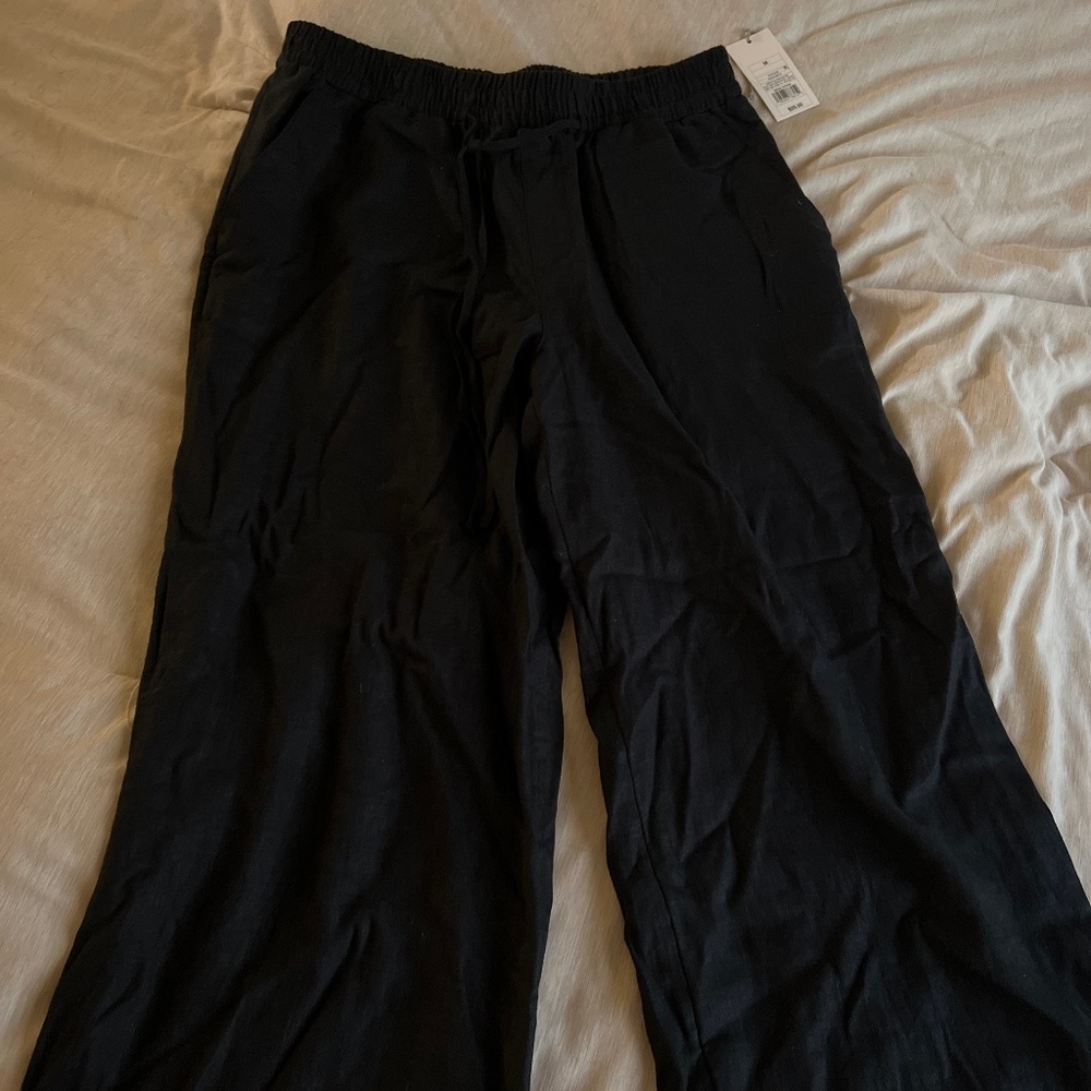 Black Linen Pants - A New Day